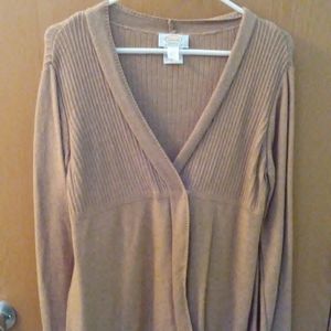 Talbots brown cardigan